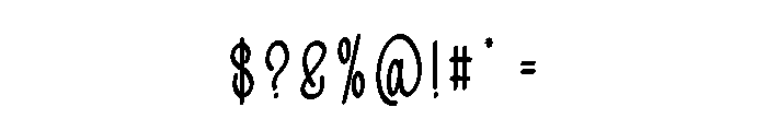 Montreval Font OTHER CHARS