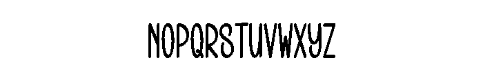 Montreval Font LOWERCASE
