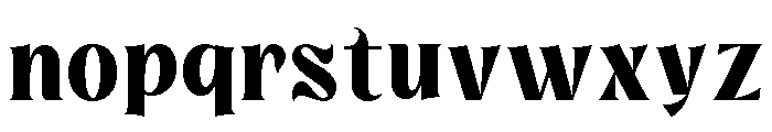 Montrielle Regular Font LOWERCASE