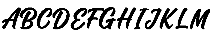 Montrielle Font UPPERCASE