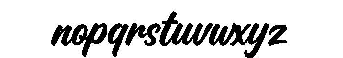 Montrielle Font LOWERCASE