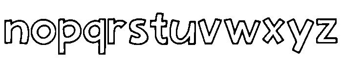 Montserrat Font LOWERCASE