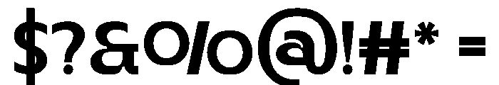 Montye Bold Font OTHER CHARS
