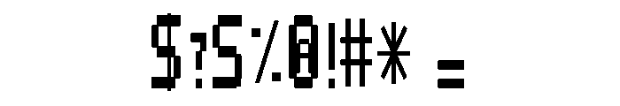 Monumentra Condensed Heavy Font OTHER CHARS
