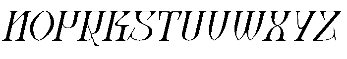 Monvele Italic Font LOWERCASE