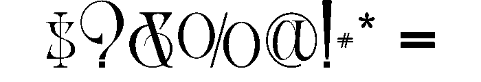 Monvele Font OTHER CHARS