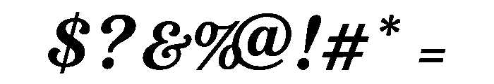 Monvera Regular Font OTHER CHARS