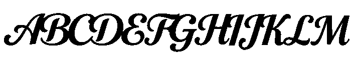 Monvera Regular Font UPPERCASE