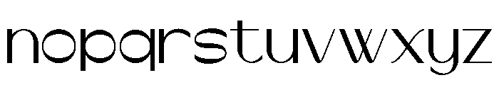 Monzaire-Regular Font LOWERCASE