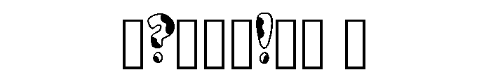 Moo Cow Black Spots By  Regular Font OTHER CHARS