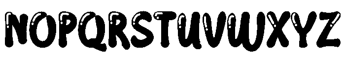 Mood Bubble Font UPPERCASE