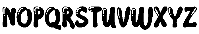 Mood Bubble Font LOWERCASE