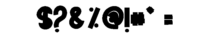 Mood Swing Font OTHER CHARS
