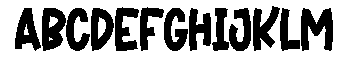 Mood Swing Font UPPERCASE