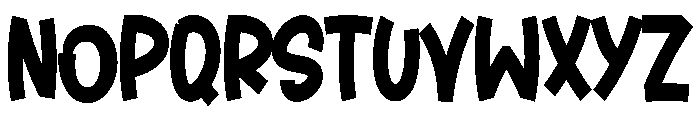 Mood Swing Font UPPERCASE