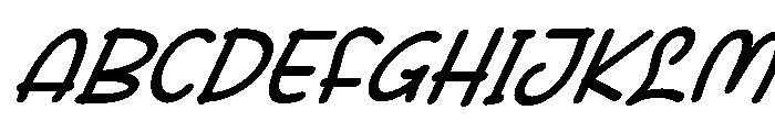 Moon Berry Italic Regular Font UPPERCASE