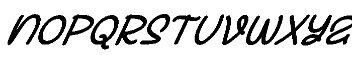 Moon Berry Italic Regular Font UPPERCASE