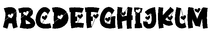 Moon Lights Font UPPERCASE