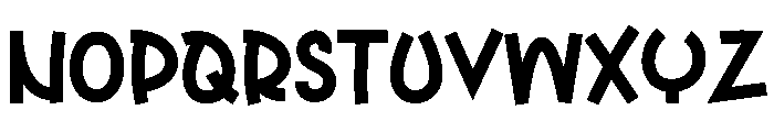 Moon  Number Font LOWERCASE