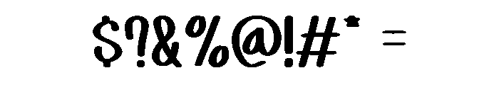 Moon Saturn Regular Font OTHER CHARS