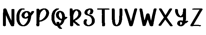 Moon Saturn Regular Font UPPERCASE