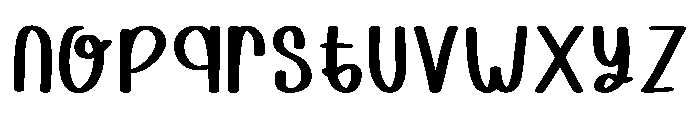 Moon Saturn Regular Font LOWERCASE