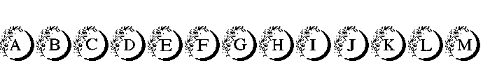 Moon flower magic FONT