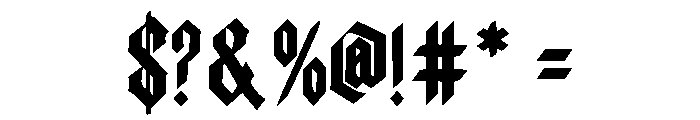 Mooneseye Font OTHER CHARS