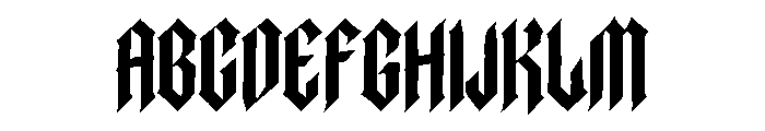 Mooneseye Font UPPERCASE
