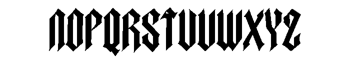Mooneseye Font UPPERCASE