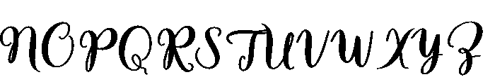 Moonetta Font UPPERCASE