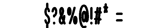 Mooney Font OTHER CHARS