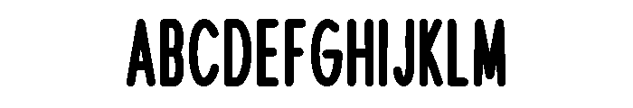 Mooney Font UPPERCASE
