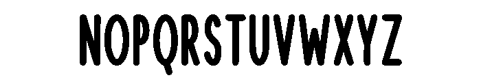 Mooney Font LOWERCASE