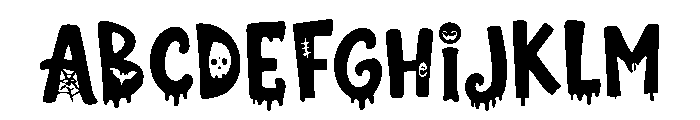 Moonfang Font UPPERCASE