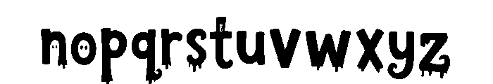 Moonfang Font LOWERCASE