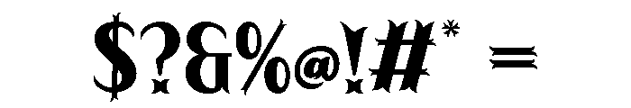 Moonler Font OTHER CHARS