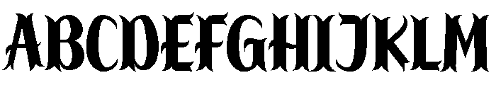 Moonler Font UPPERCASE