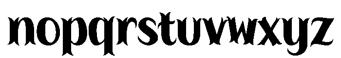Moonler Font LOWERCASE
