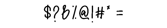 Moonlight Melody Font OTHER CHARS