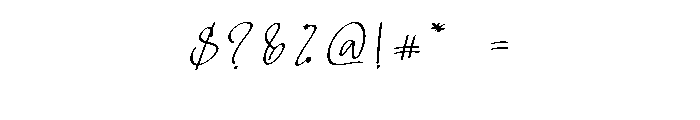 Moonlight Melody1 Font OTHER CHARS