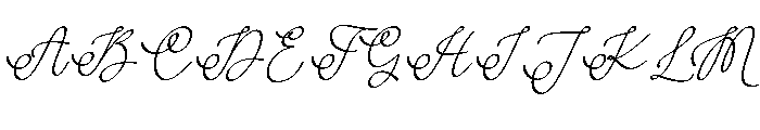 Moonlight Melody1 Font UPPERCASE