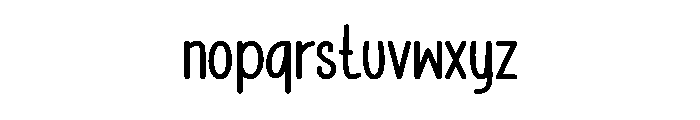 Moonlight Melody Font LOWERCASE