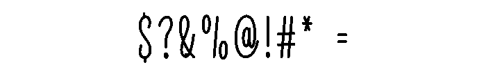 Moonlight Memories Font OTHER CHARS