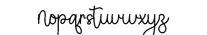Moonlight Memories Font LOWERCASE
