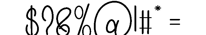 Moonlight Newyear Font OTHER CHARS