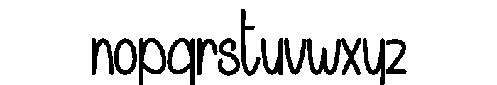 Moonlight Newyear Font LOWERCASE
