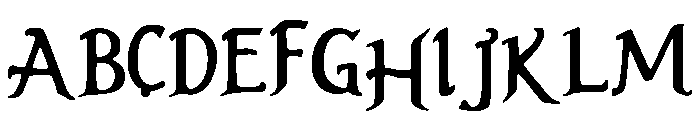Moonlit_Palace Font UPPERCASE