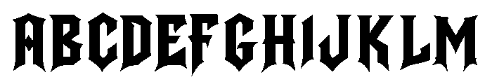 Moonmire Font UPPERCASE