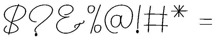 Moonnight Font OTHER CHARS